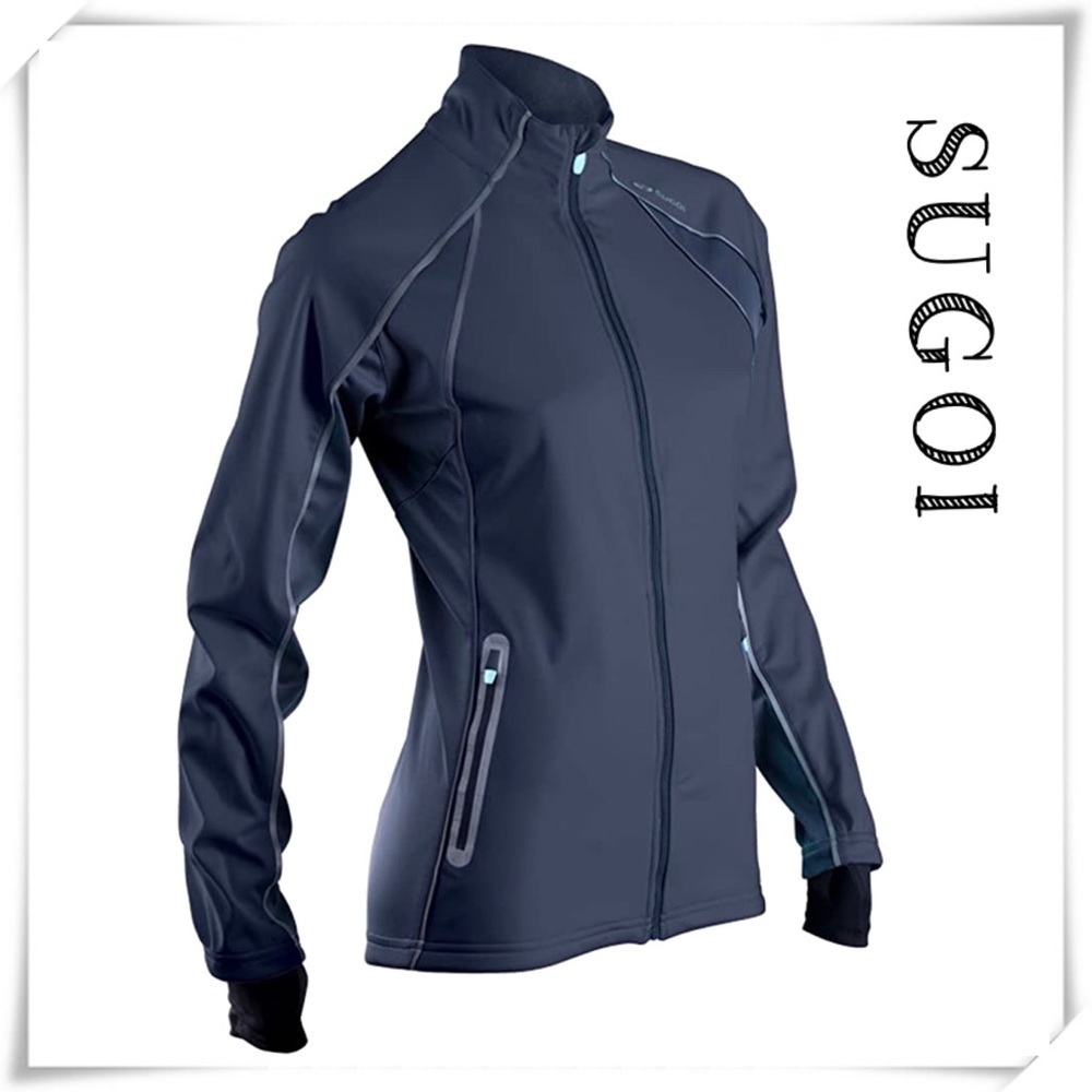 Sugoi Firewall 180 Biker Zip up Jacket Sweat Top in Black